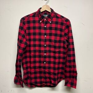 Gitman Bros Buffalo Plaid Men's Shirt - Red and Black